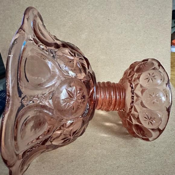 Kanawha Pink moon and stars candy dish/compote - Picture 3 of 4